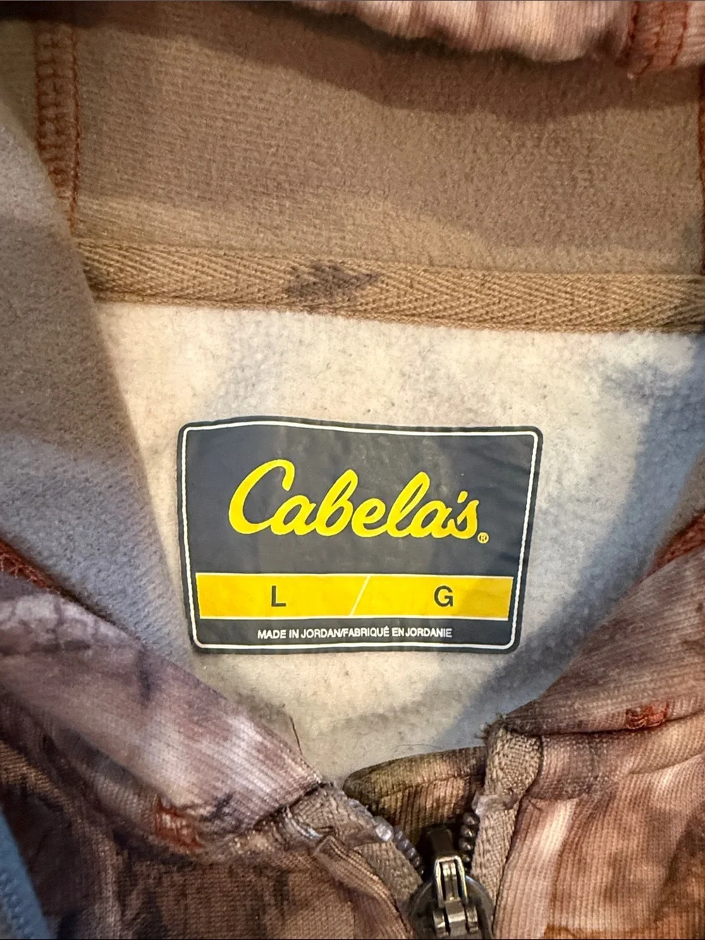 Cabela's Zonz woodland Camo Polartech Hunting Vest size L
